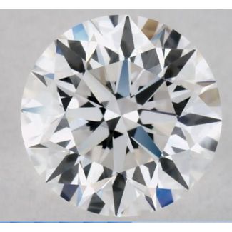 0.44 Carat Round E VVS1 EX GIA Natural Diamond