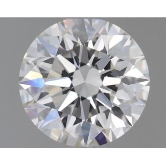 0.5 Carat Round F VS1 EX GIA Natural Diamond