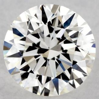 0.56 Carat Round H VS2 EX GIA Natural Diamond