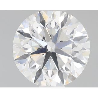 0.75 Carat Round F SI1 EX GIA Natural Diamond