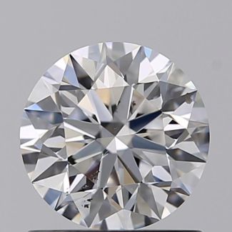 0.81 Carat Round D SI2 EX GIA Natural Diamond