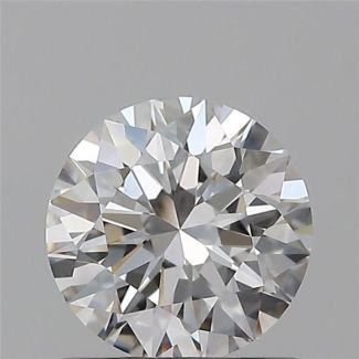 0.71 Carat Round E VVS2 EX GIA Natural Diamond