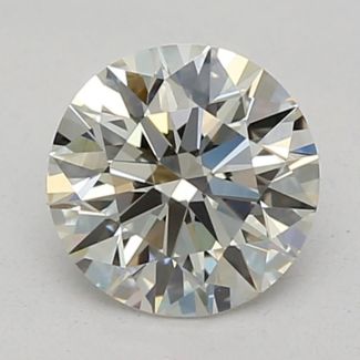 0.45 Carat Round H VVS1 EX GIA Natural Diamond