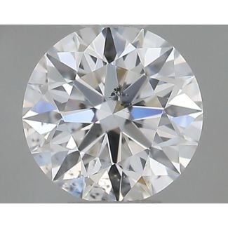 0.30 Carat Round F SI1 EX GIA Natural Diamond