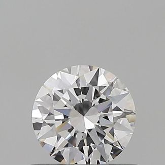 0.5 Carat Round D VVS1 EX GIA Natural Diamond