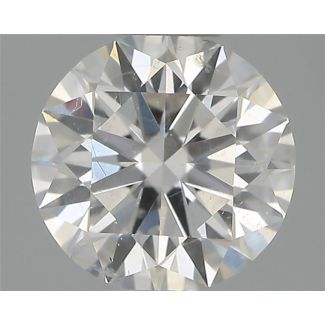 0.43 Carat Round G SI2 EX GIA Natural Diamond