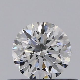 0.33 Carat Round D VVS1 EX GIA Natural Diamond