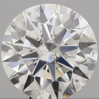 0.50 Carat Round G SI2 EX GIA Natural Diamond