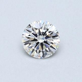 0.43 Carat Round D VS2 EX GIA Natural Diamond