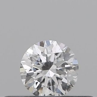 0.19 Carat Round D SI1 EX GIA Natural Diamond