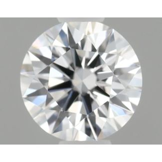 0.33 Carat Round D VVS2 EX GIA Natural Diamond