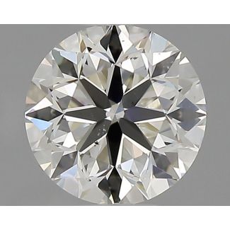 0.70 Carat Round I SI1 VG EX GIA Natural Diamond