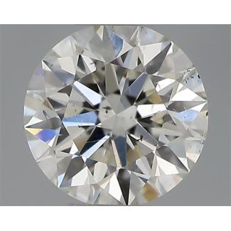 0.31 Carat Round H SI1 EX VG IGI Natural Diamond