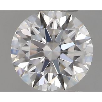 0.31 Carat Round G VVS2 EX GIA Natural Diamond