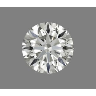 0.45 Carat Round H VVS1 EX VG GIA Natural Diamond