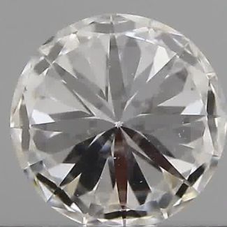 0.40 Carat Round F VVS2 EX GIA Natural Diamond