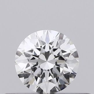 0.25 Carat Round F VVS1 EX VG GIA Natural Diamond