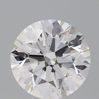 0.56 Carat Round D VVS1 EX GIA Natural Diamond