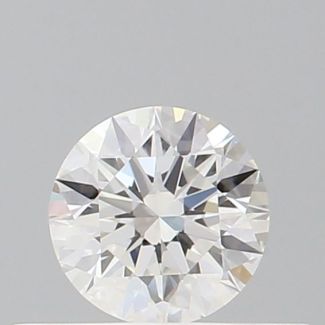 0.32 Carat Round F VVS1 EX GIA Natural Diamond