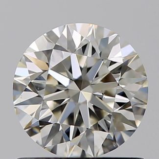 0.80 Carat Round I VS2 EX GIA Natural Diamond