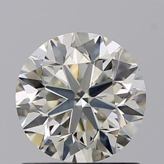 0.90 Carat Round J VS2 VG EX GIA Natural Diamond