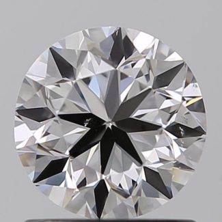 1.00 Carat Round F VS2 G EX VG GIA Natural Diamond