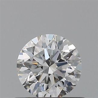 0.46 Carat Round E VS2 EX GIA Natural Diamond