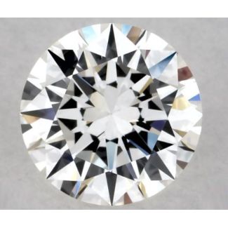 0.5 Carat Round F VVS2 EX GIA Natural Diamond