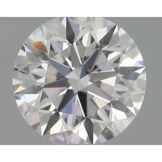 0.44 Carat Round D VS1 EX GIA Natural Diamond