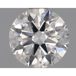 0.71 Carat Round D SI2 EX GIA Natural Diamond