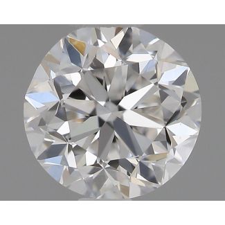 0.5 Carat Round F VS1 GD EX IGI Natural Diamond