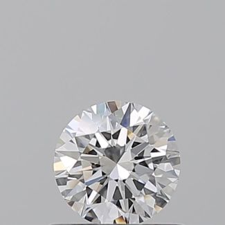 0.5 Carat Round D VS2 EX GIA Natural Diamond