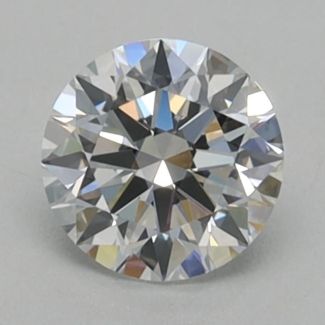 0.33 Carat Round D VVS2 EX GIA Natural Diamond