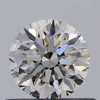 0.45 Carat Round H VS1 VG EX GIA Natural Diamond