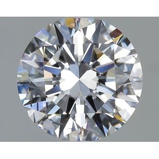 1.5 Carat Round D SI2 EX GIA Natural Diamond