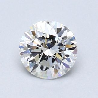 0.73 Carat Round F VVS1 EX GIA Natural Diamond