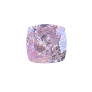 1.04 Carat Cushion Modified Fancy Purplish Pink I3 - P GIA Natural Diamond