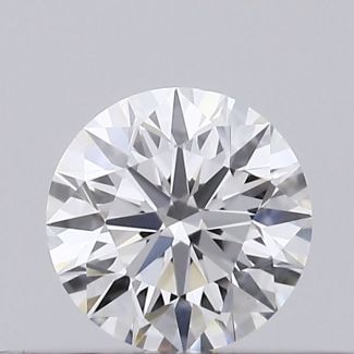 0.23 Carat Round E VVS2 EX GIA Natural Diamond