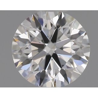 0.4 Carat Round E VVS2 EX GIA Natural Diamond