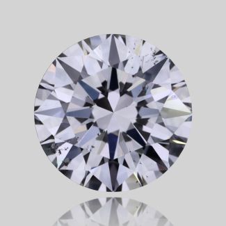 0.9 Carat Round E SI2 EX GIA Natural Diamond