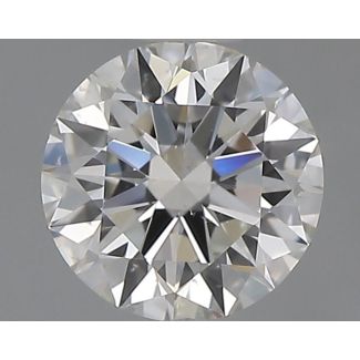 0.5 Carat Round H VS2 EX GIA Natural Diamond