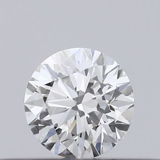 0.19 Carat Round G VS2 EX GIA Natural Diamond