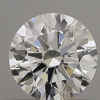 0.4 Carat Round G VVS2 EX GIA Natural Diamond