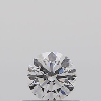 0.32 Carat Round D SI2 EX GIA Natural Diamond