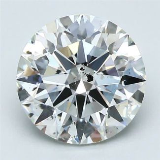 2.01 Carat Round F SI2 EX VG GIA Natural Diamond