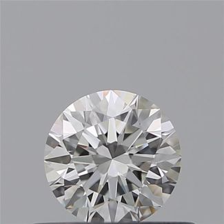 0.35 Carat Round F VVS1 EX IGI Natural Diamond