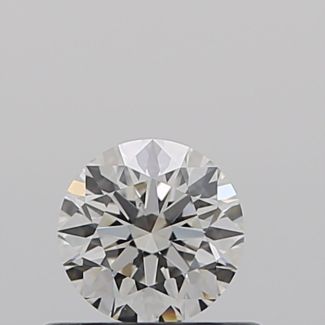 0.40 Carat Round H VS2 EX GIA Natural Diamond