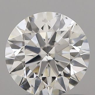 0.7 Carat Round G SI2 EX GIA Natural Diamond