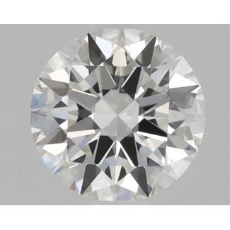 0.5 Carat Round G IF EX GIA Natural Diamond