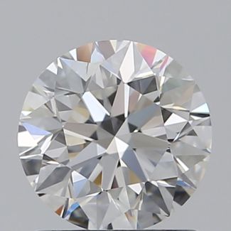 1.01 Carat Round F VVS2 EX GD GIA Natural Diamond